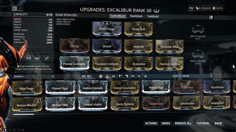 build warframe excalibur